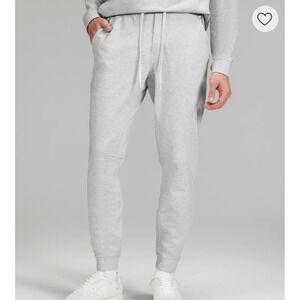 Lululemon City Sweat Jogger French Terry 27" Shorter Heather Ultra Light Grey M